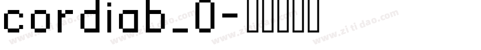 cordiab_0字体转换