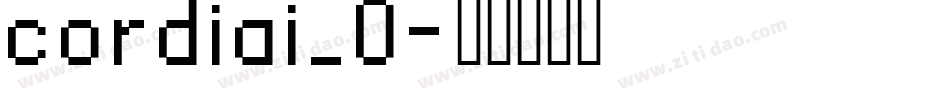 cordiai_0字体转换