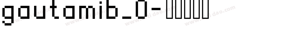 gautamib_0字体转换