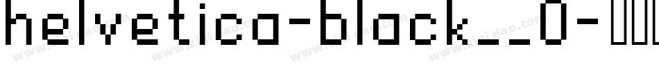 helvetica-black__0字体转换