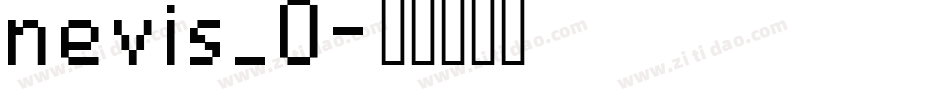 nevis_0字体转换