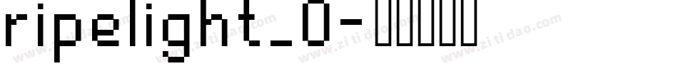 ripelight_0字体转换
