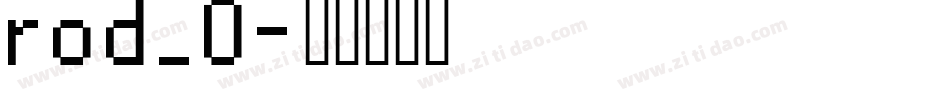 rod_0字体转换