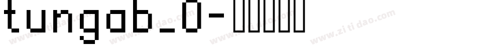 tungab_0字体转换