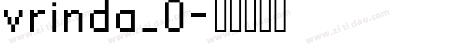 vrinda_0字体转换