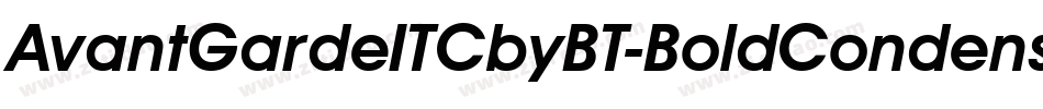 AvantGardeITCbyBT-BoldCondensed字体转换