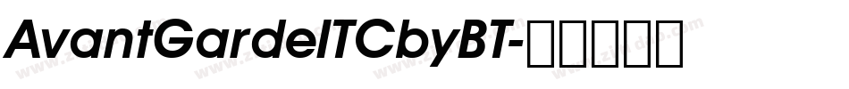 AvantGardeITCbyBT字体转换