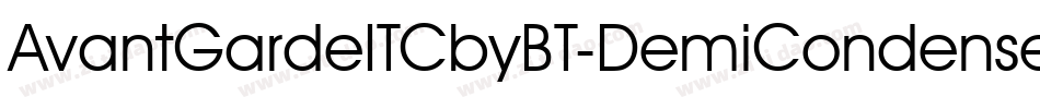 AvantGardeITCbyBT-DemiCondensed字体转换