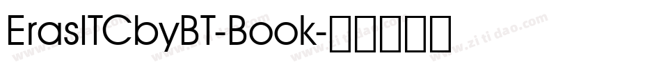 ErasITCbyBT-Book字体转换