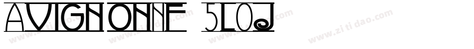 AvignonNf-5lOj字体转换