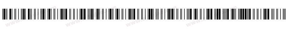 LibreBarcode39-Regular字体转换