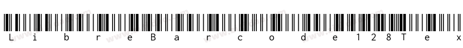 LibreBarcode128Text-Regular字体转换