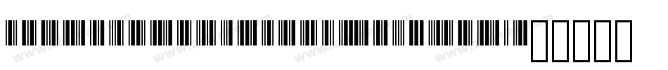 LibreBarcode128-Regular字体转换