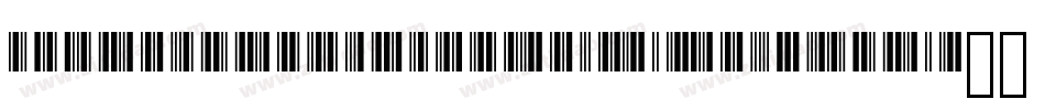 LibreBarcode128Text-Regular字体转换