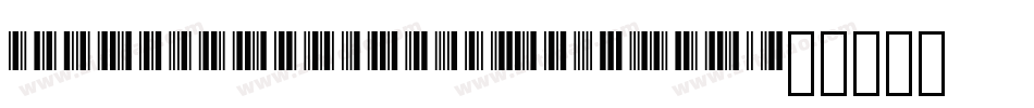 LibreBarcode39-Regular字体转换