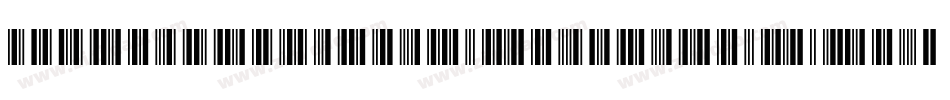 LibreBarcode39ExtendedText-Regular字体转换