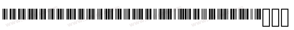 LibreBarcode39Text-Regular字体转换