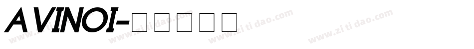 AVINOI字体转换