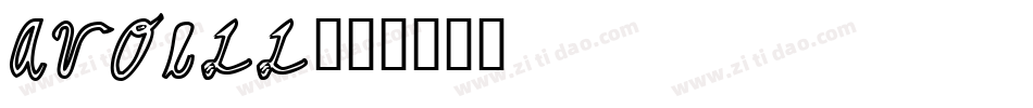 AVOILL字体转换