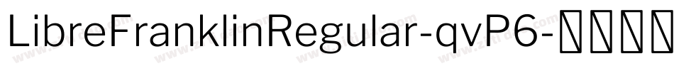 LibreFranklinRegular-qvP6字体转换