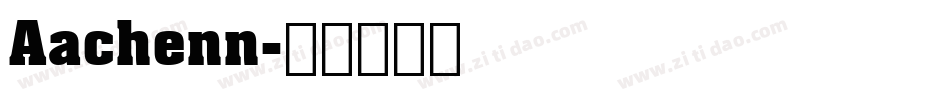 Aachenn字体转换