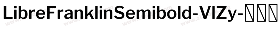 LibreFranklinSemibold-VlZy字体转换