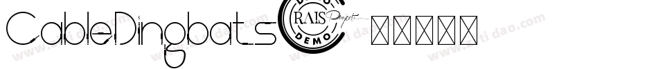 CableDingbats字体转换