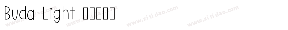 Buda-Light字体转换