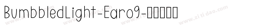 BumbbledLight-Earo9字体转换