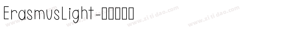 ErasmusLight字体转换