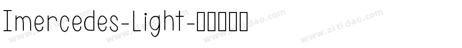 Imercedes-Light字体转换