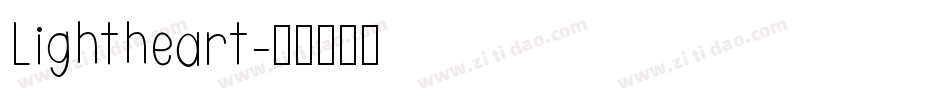 Lightheart字体转换