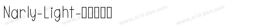 Narly-Light字体转换
