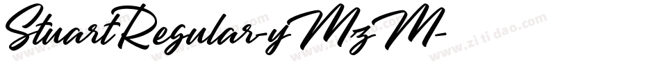 StuartRegular-yMzM字体转换