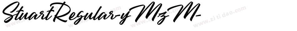 StuartRegular-yMzM字体转换