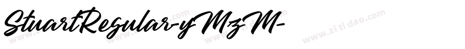 StuartRegular-yMzM字体转换