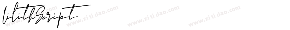 LilithScript字体转换
