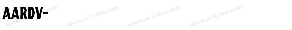 AARDV字体转换