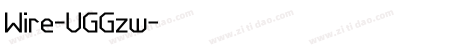 Wire-VGGzw字体转换