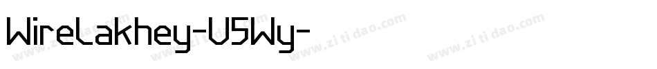 WireLakhey-V5Wy字体转换