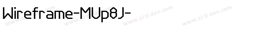 Wireframe-MVp8J字体转换