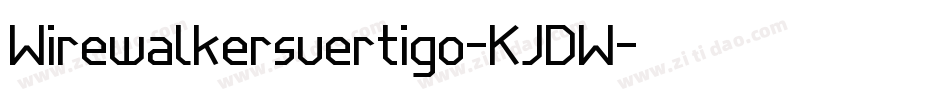 Wirewalkersvertigo-KJDW字体转换