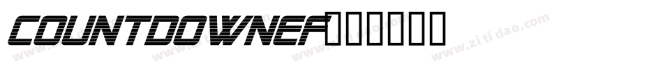 CountdownEF字体转换
