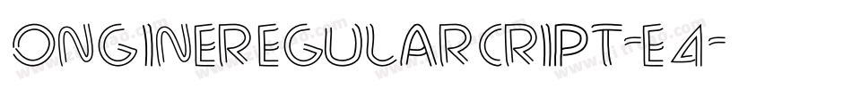 LongLinerRegularScript-eR4B字体转换