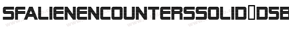 SfAlienEncountersSolid-d5BR字体转换