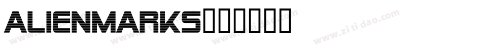 alienmarks字体转换