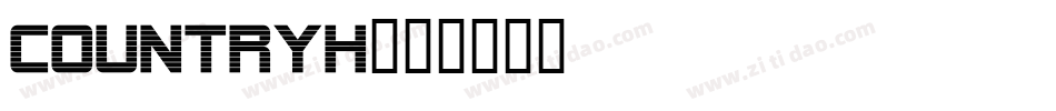countryh字体转换