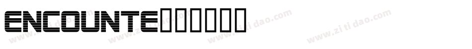 encounte字体转换