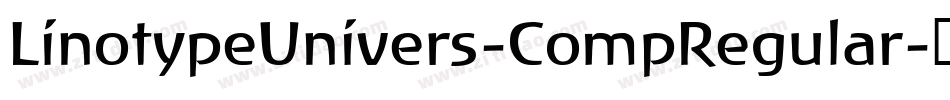 LinotypeUnivers-CompRegular字体转换