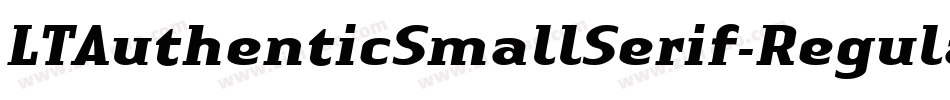 LTAuthenticSmallSerif-Regular字体转换